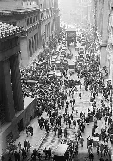 Historical scene from the Great Depression era